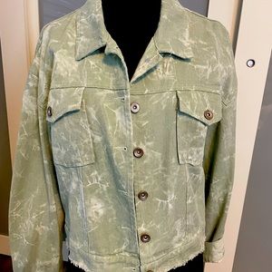 Denim sage jacket